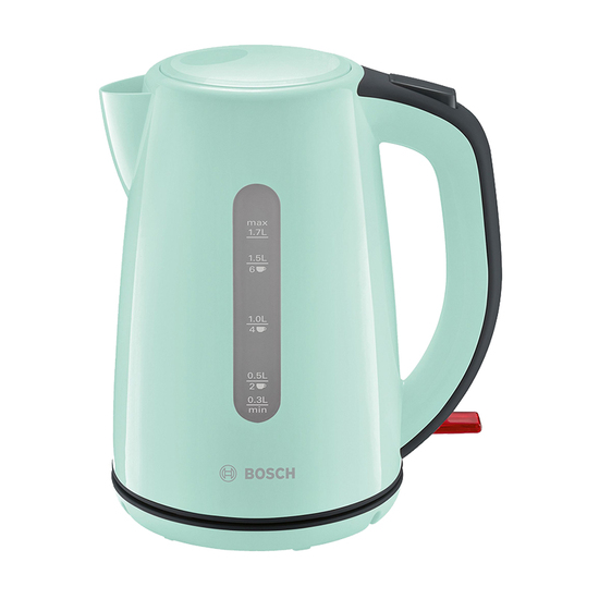 Električni bokal Bosch TWK7502, 1.7 l, 2200 W, Tirkizna
