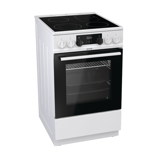 Električni šporet Gorenje EC5351WA, 70 l, Bela