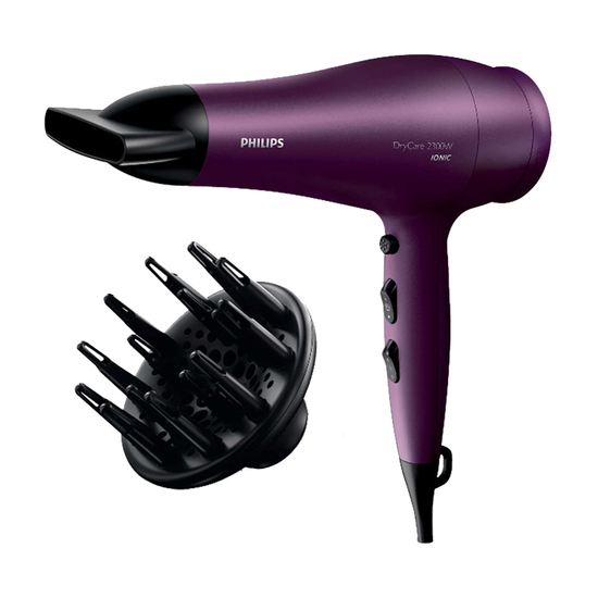 Fen Philips BHD 272/00, 2300 W, Ljubičasta