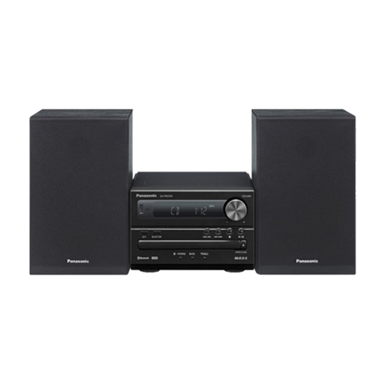 Mini linija Panasonic SC-PM250EG-K