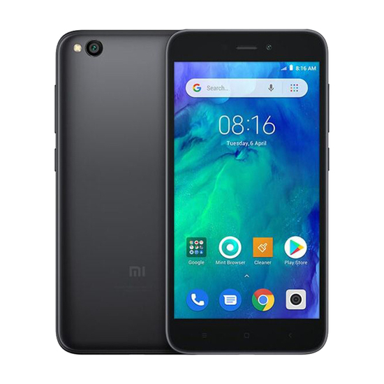 Mobilni telefon Xiaomi Redmi Go, Crna, Dual Sim, 5'', Quad Core, 1 GB, 8.0 / 5.0 Mpix