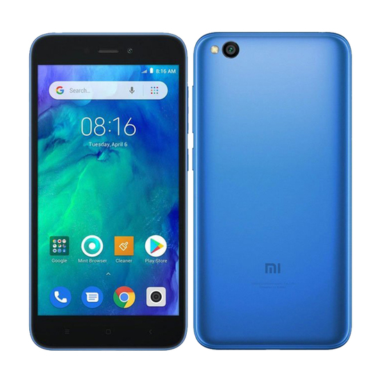 Mobilni telefon Xiaomi Redmi Go, Plava, Dual Sim, 5'', Quad Core, 1 GB, 8.0 / 5.0 Mpix