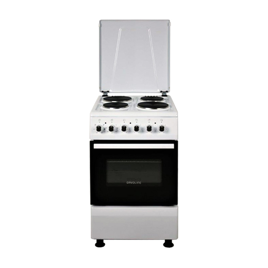 Outlet Električni šporet Davoline EL 6045 W, 64 l, Bela