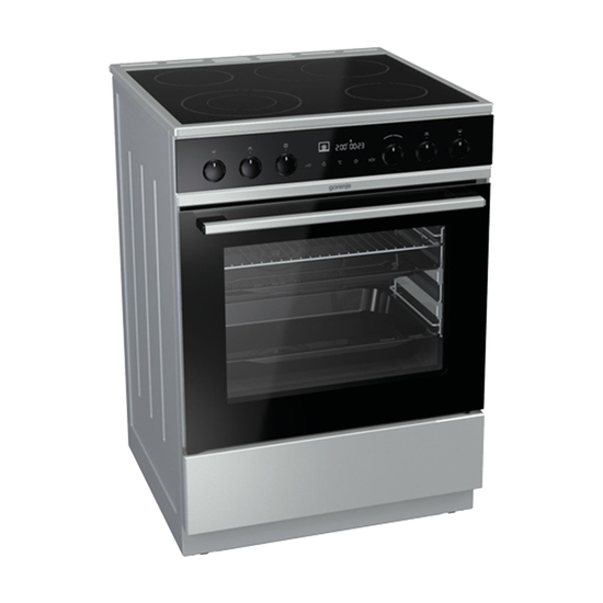 Outlet Električni šporet Gorenje EC 6565 XPA, 65 l, Inox