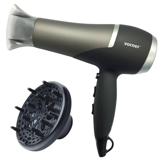 Outlet Fen Vorner VHD 0399, 2200 W, Crna / Siva