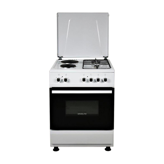 Outlet Kombinovani šporet Davoline EK 6225 W, 64 l, A, Bela