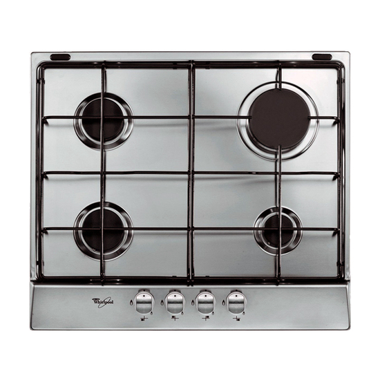 Outlet Ugradna ploča Whirlpool AKR 350 IX, 7.5 kW, Srebrna, Plin