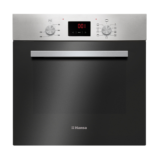 Ugradna Rerna Hansa BOEI68471, Crna-Inox